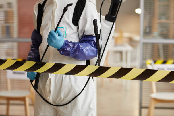 Professional Biohazard Cleanup technician working in Laupahoehoe, HI